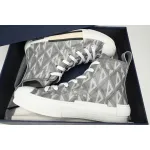 Dior B23 High Top Gray CD Diamond  3SN272ZIR 16536 
