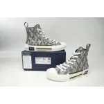 Dior B23 High Top Gray CD Diamond  3SN272ZIR 16536 