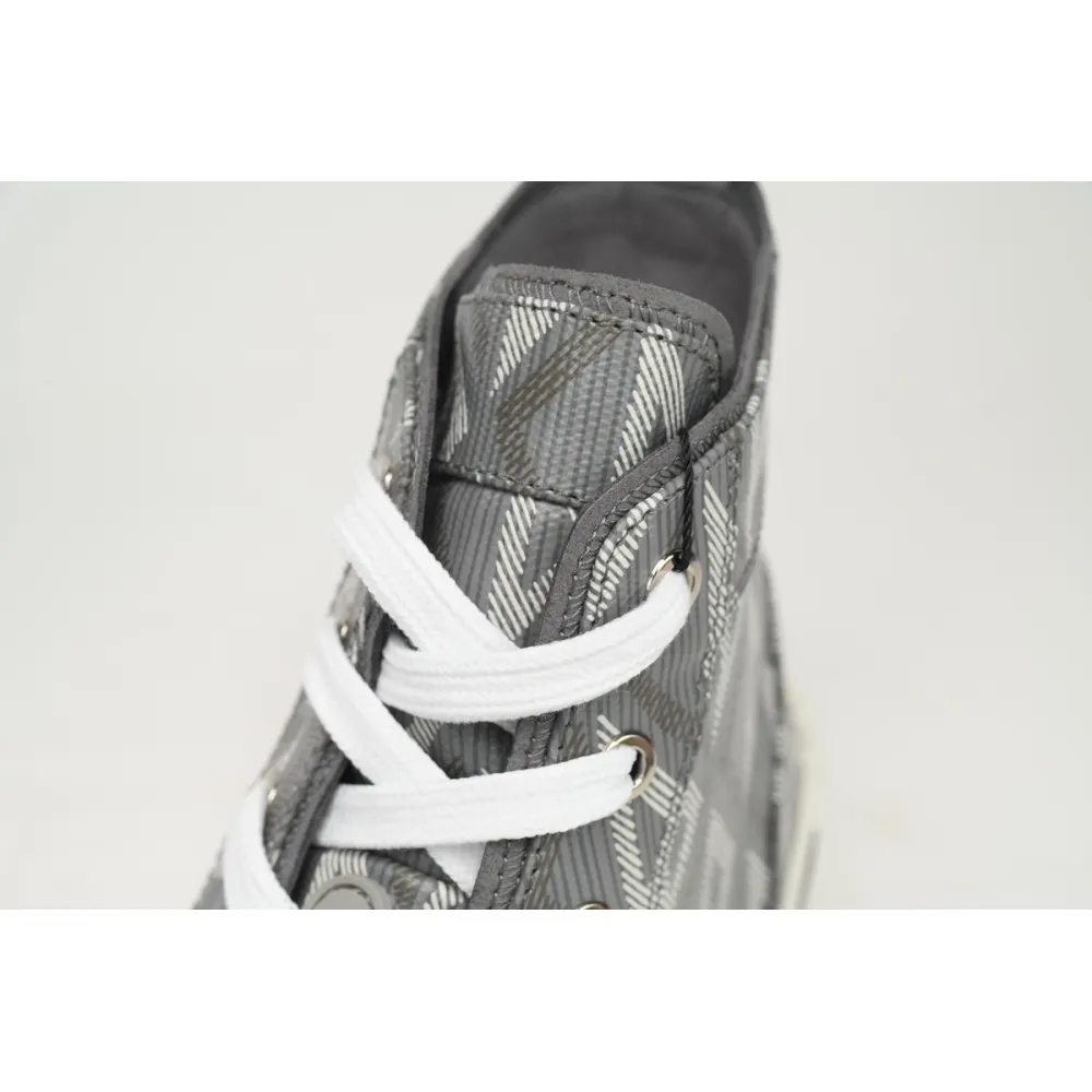 Dior B23 High Top Gray CD Diamond  3SN272ZIR 16536 