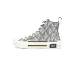 Dior B23 High Top Gray CD Diamond  3SN272ZIR 16536 