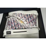 Dior B23 High Top Red Blue Oblique  3SN272ZIR 16536 