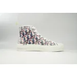 Dior B23 High Top Red Blue Oblique  3SN272ZIR 16536 