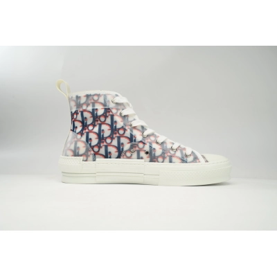 Dior B23 High Top Red Blue Oblique  3SN272ZIR 16536  02