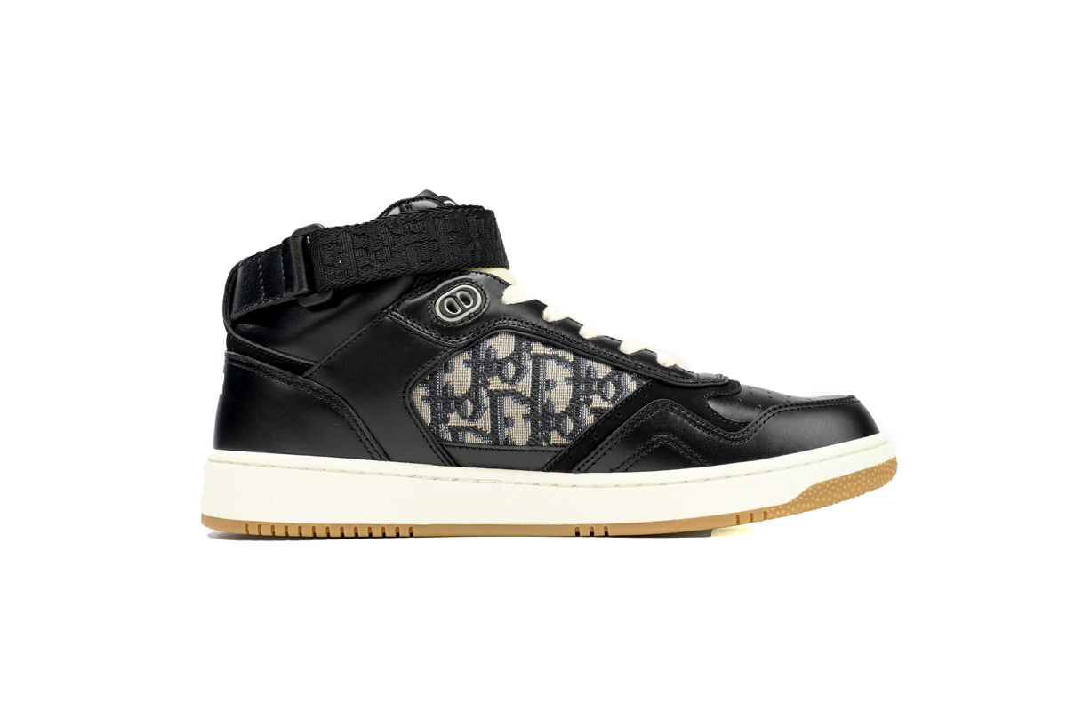 D*or b27 high-top black beige black D*or oblique jacquard 3sh133zir_h965