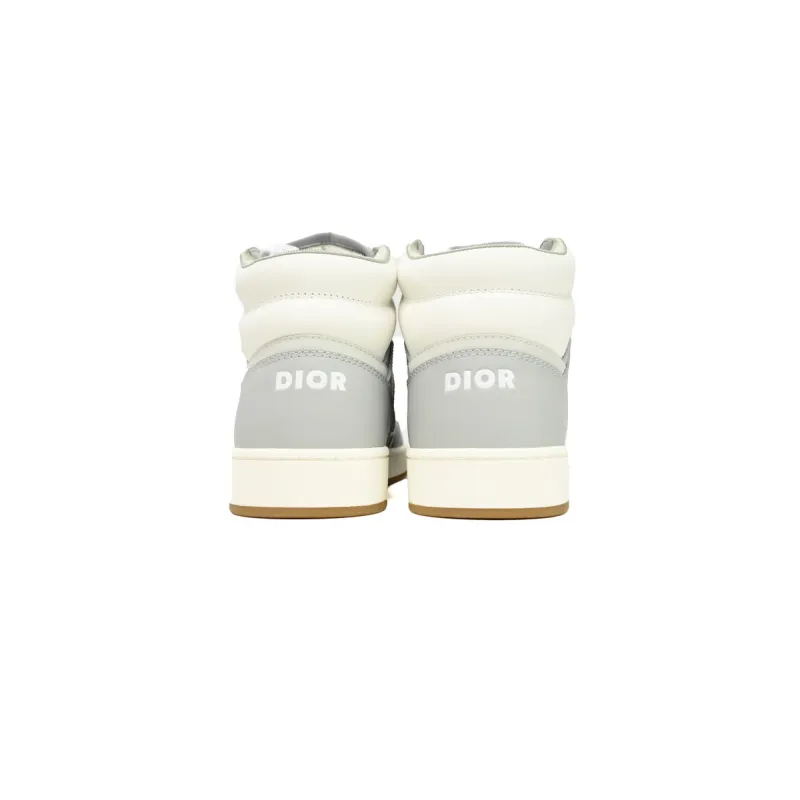 Dior B27 High-Top Gray White Beige Black Dior Oblique Jacquard 3SH133ZIR_H165