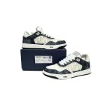Dior B27 Low Denim Blue White Dior Tears Oblique Galaxy Leather 3SN272ZWZ_H580