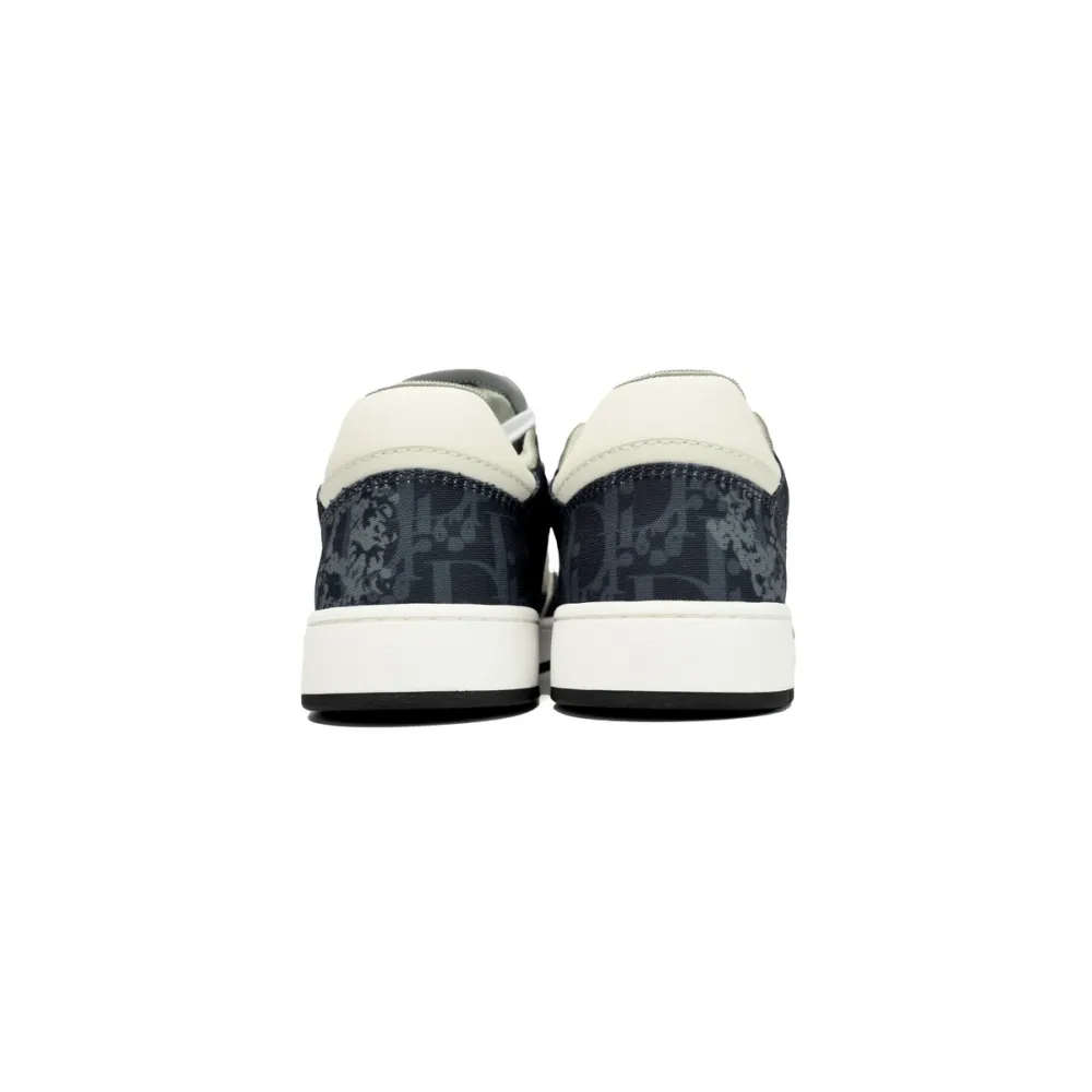 Dior B27 Low Denim Blue White Dior Tears Oblique Galaxy Leather 3SN272ZWZ_H580