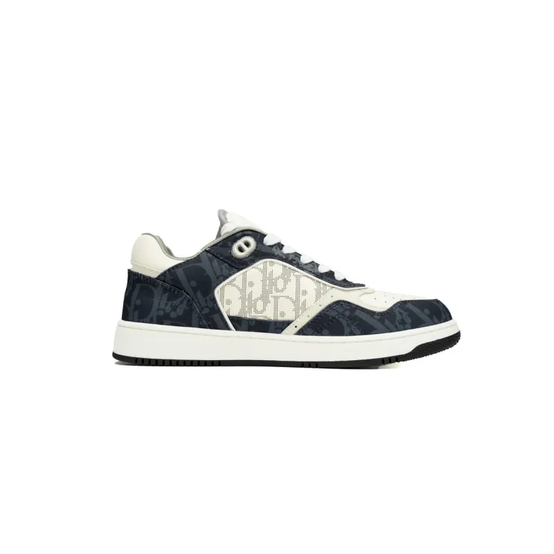 Dior B27 Low Denim Blue White Dior Tears Oblique Galaxy Leather 3SN272ZWZ_H580