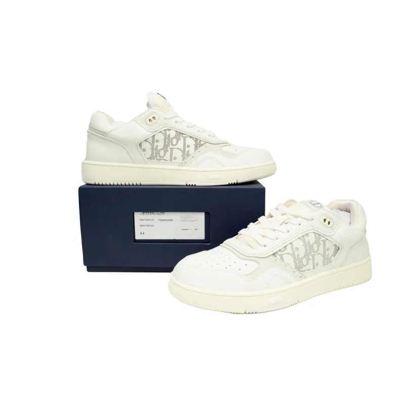 Dior B27 Low-Top White Calfskin 3SN272ZSB_H000