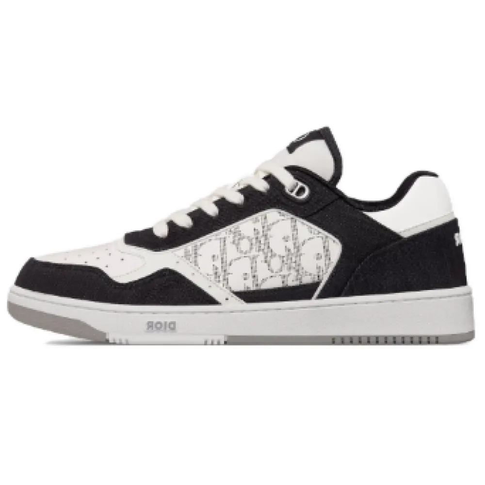 Dior B27 Low White Black Denim 3SN272ZAC_H960