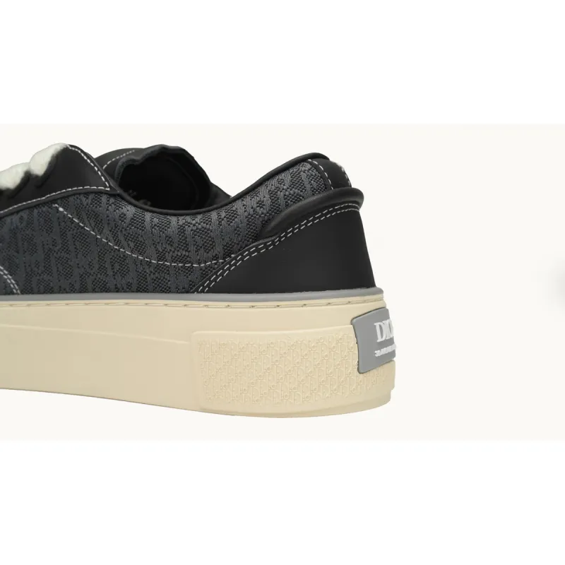 Dior B33 Sneaker Black Smooth Calfskin Oblique Jacquard 3SN303ZYS_H981