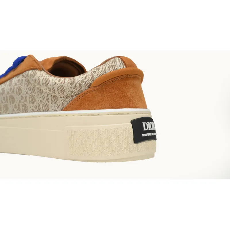 Dior B33 Sneaker Brown Cream Oblique Jacquard 3SN303ZWN_H781