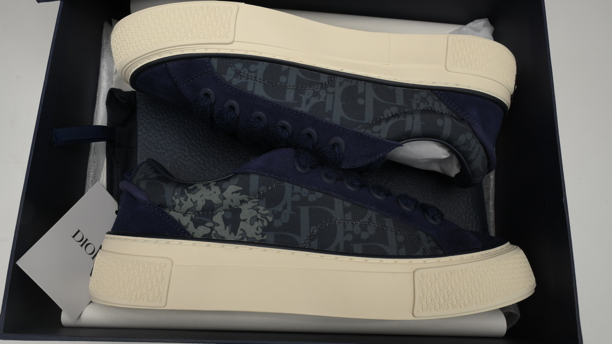 D*or b33 sneaker D*or tears blue denim peace sign 3sn303zwz_h565
