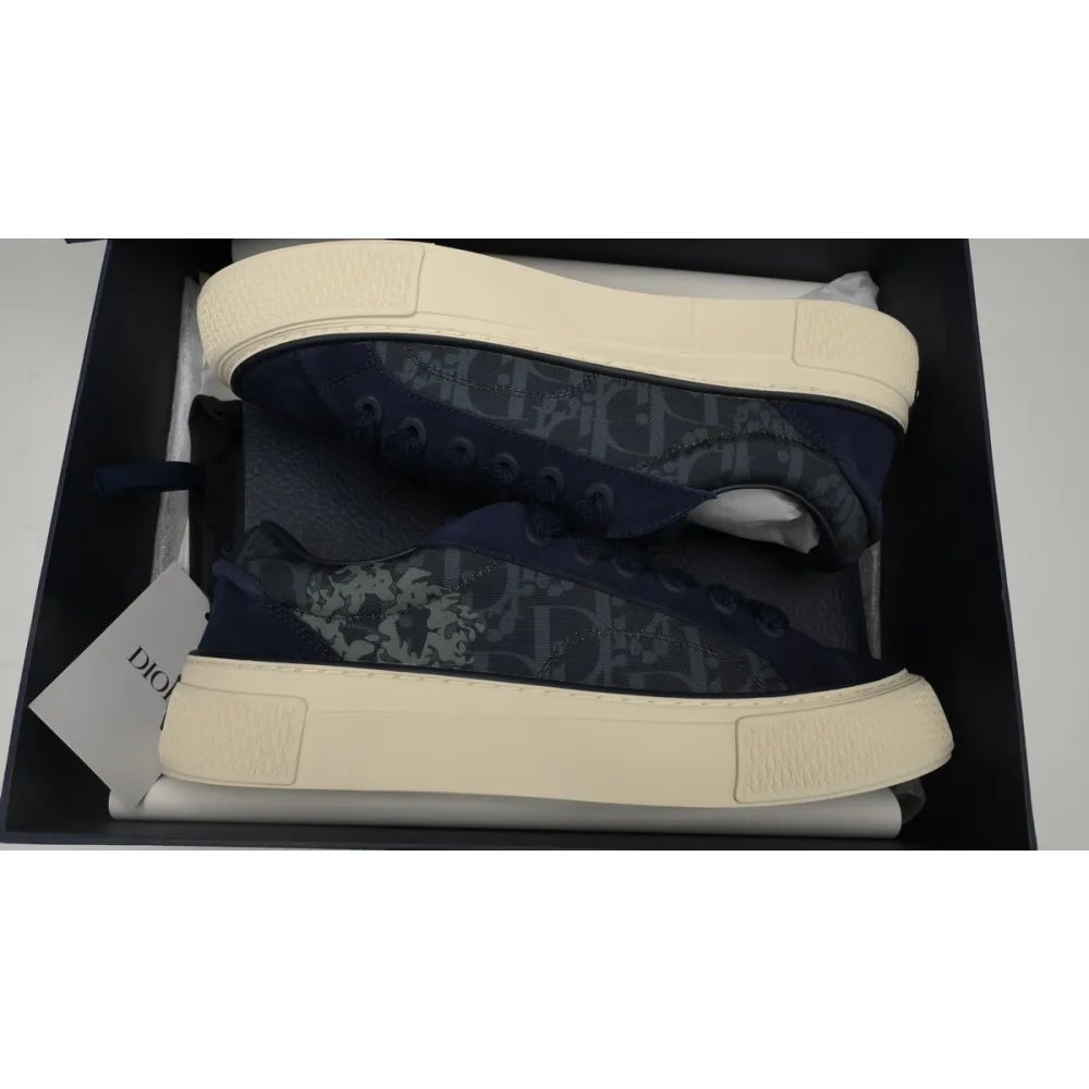 Dior B33 Sneaker Dior Tears Blue Denim Peace Sign 3SN303ZWZ_H565