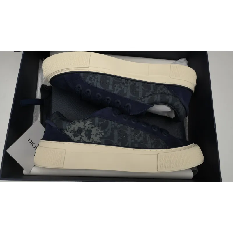 Dior B33 Sneaker Dior Tears Blue Denim Peace Sign 3SN303ZWZ_H565