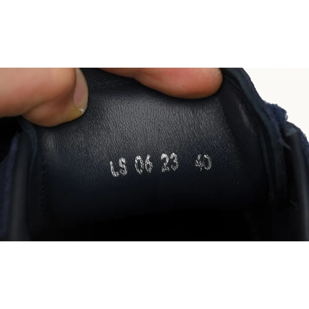 Dior B33 Sneaker Dior Tears Blue Denim Peace Sign 3SN303ZWZ_H565