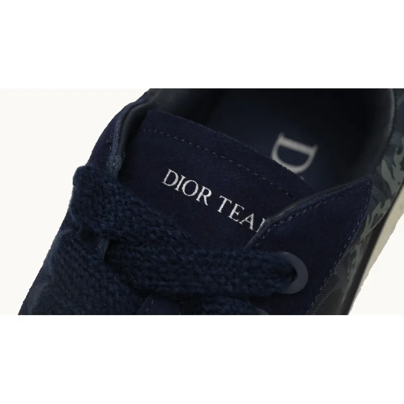 Dior B33 Sneaker Dior Tears Blue Denim Peace Sign 3SN303ZWZ_H565