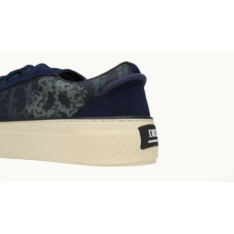 Dior B33 Sneaker Dior Tears Blue Denim Peace Sign 3SN303ZWZ_H565