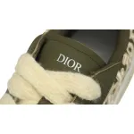 Dior B33 Sneaker Khaki Smooth Calfskin Oblique Raised Embroidery (Numbered) 3SN303ZYQ_H681