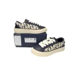 Dior B33 Sneaker Navy Blue Smooth Calfskin Oblique Raised Embroidery (Numbered) 3SN303ZYQ_H561