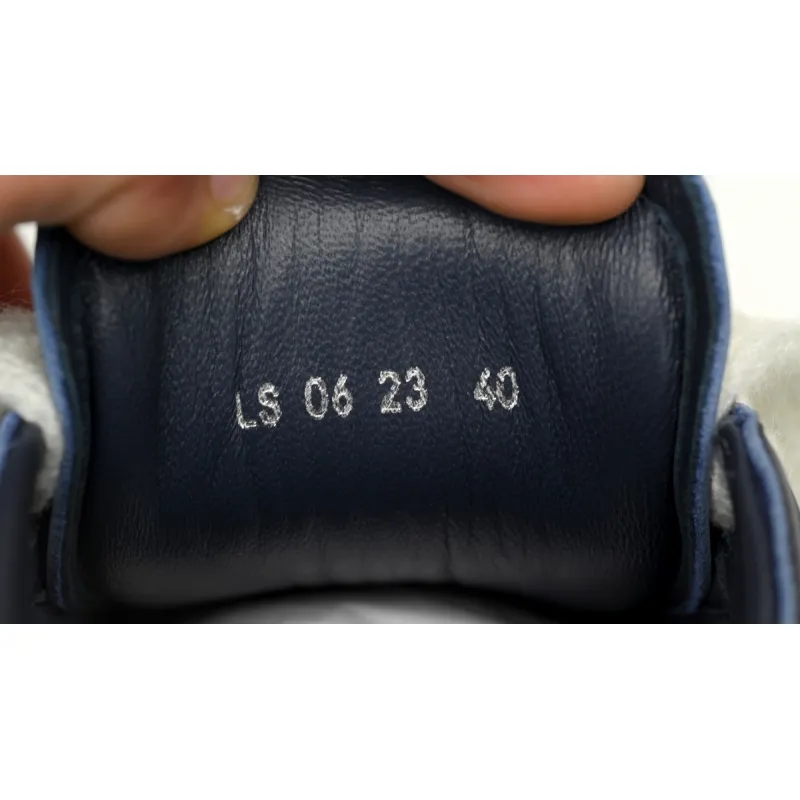 Dior B33 Sneaker Navy Blue Smooth Calfskin Oblique Raised Embroidery (Numbered) 3SN303ZYQ_H561