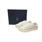 Dior B33 Sneaker White Smooth Calfskin Oblique Jacquard 3SN303ZYS_H068