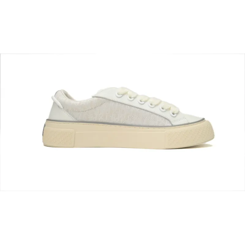 Dior B33 Sneaker White Smooth Calfskin Oblique Jacquard 3SN303ZYS_H068