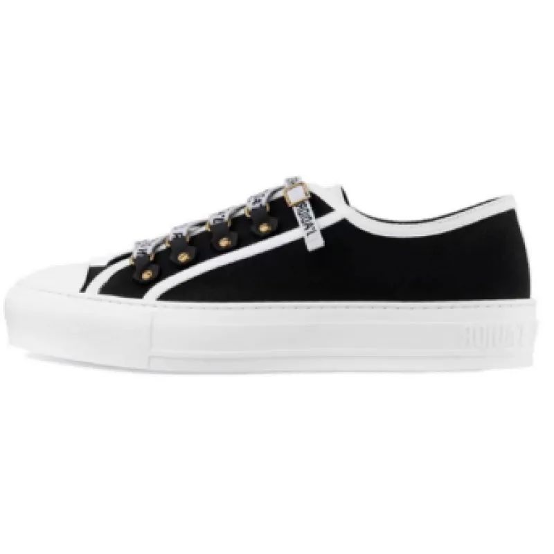 Dior Walk'N'Dior Low Top Black Canvas (Women's) KCK177CVA_S12X