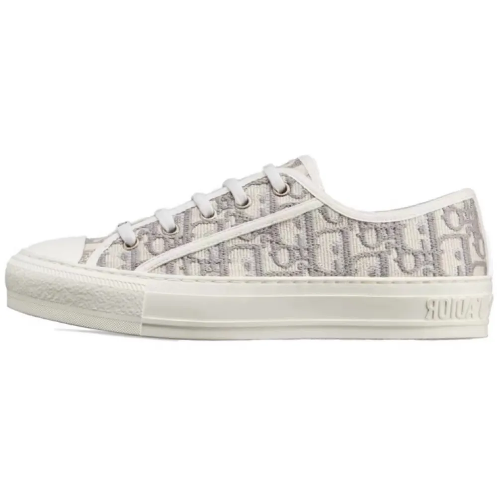 Dior Walk'N'Dior Oblique Grey Canvas (Women's) 