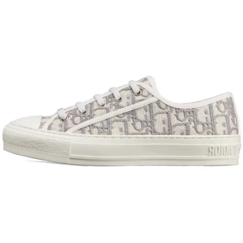 Dior Walk'N'Dior Oblique Grey Canvas (Women's) 