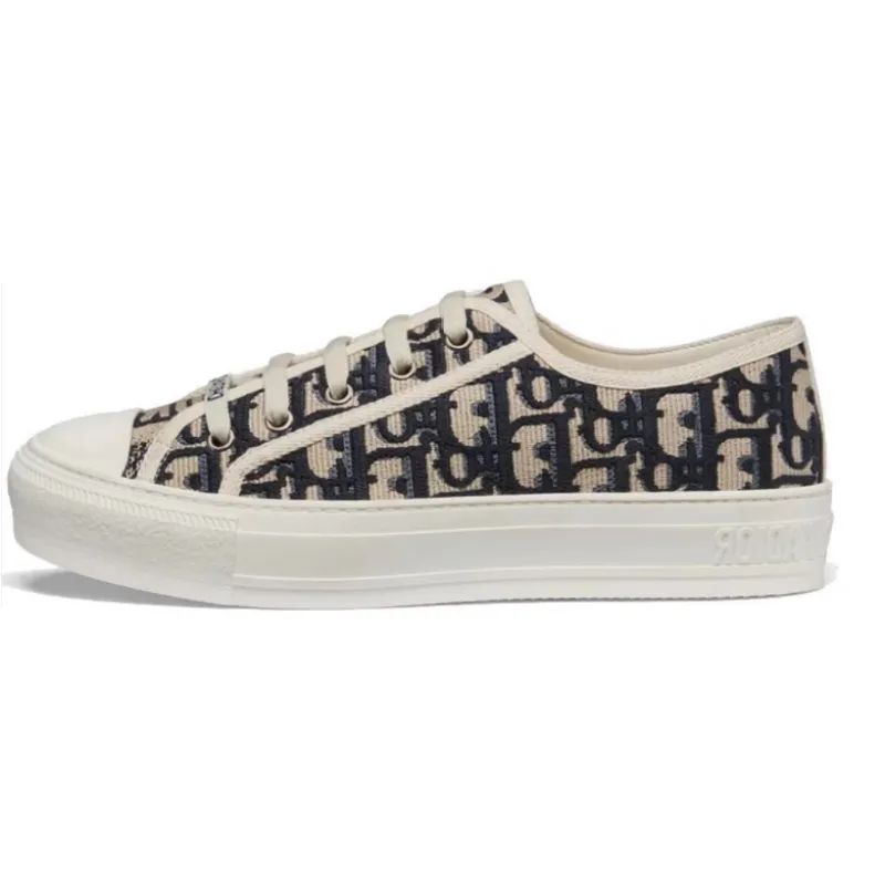 Dior Walk'N'Dior Oblique Navy Canvas (Women's) KCK211OBE_S56B