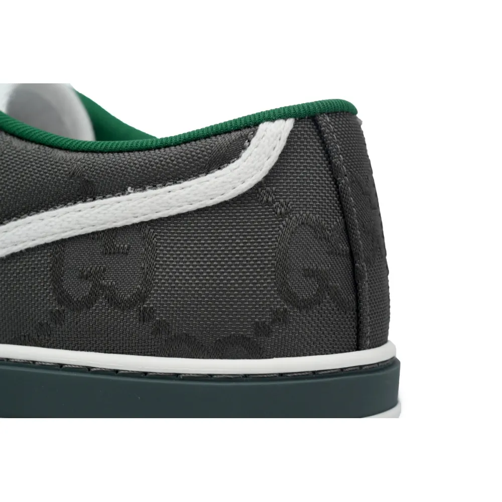 Gucci Off The Grid Tennis 1977 Low ECONYL Dark Grey GG Blue Red White 628709 H9H70 1161