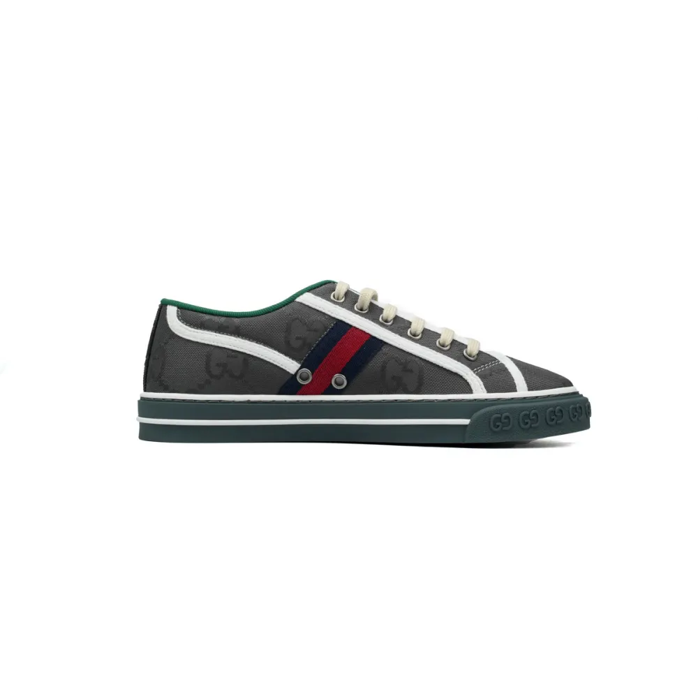 Gucci Off The Grid Tennis 1977 Low ECONYL Dark Grey GG Blue Red White 628709 H9H70 1161