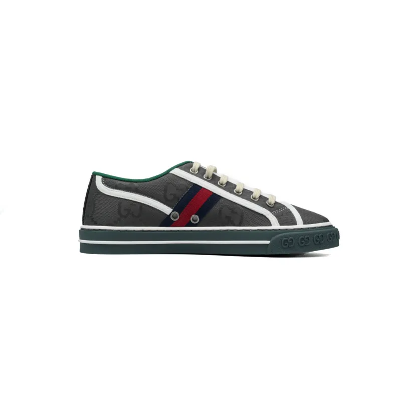 Gucci Off The Grid Tennis 1977 Low ECONYL Dark Grey GG Blue Red White 628709 H9H70 1161
