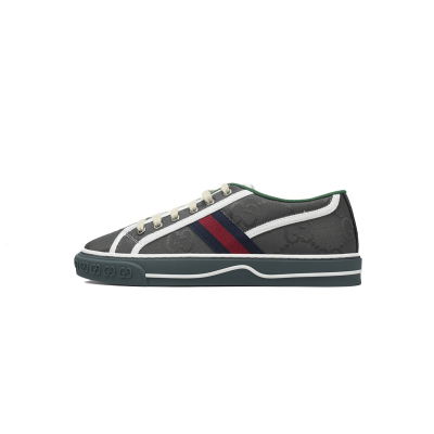 Gucci Off The Grid Tennis 1977 Low ECONYL Dark Grey GG Blue Red White 628709 H9H70 1161 01