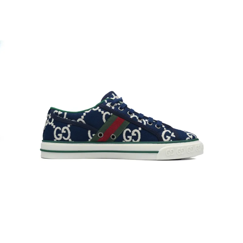 Gucci Tennis 1977 Denim GG Print 606111 2KQ10 4463