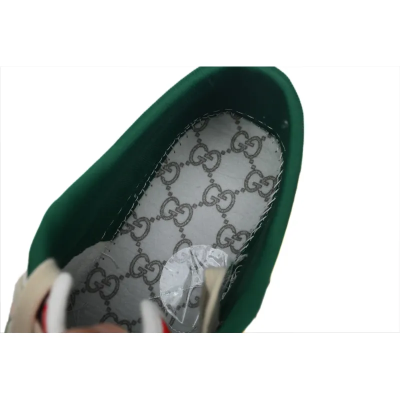 Gucci Tennis 1977 GG Logo Beige And Red