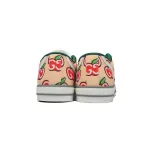 Gucci Tennis 1977 GG Logo Beige And Red
