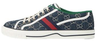 Gucci Tennis 1977 GG Logo Black Multi