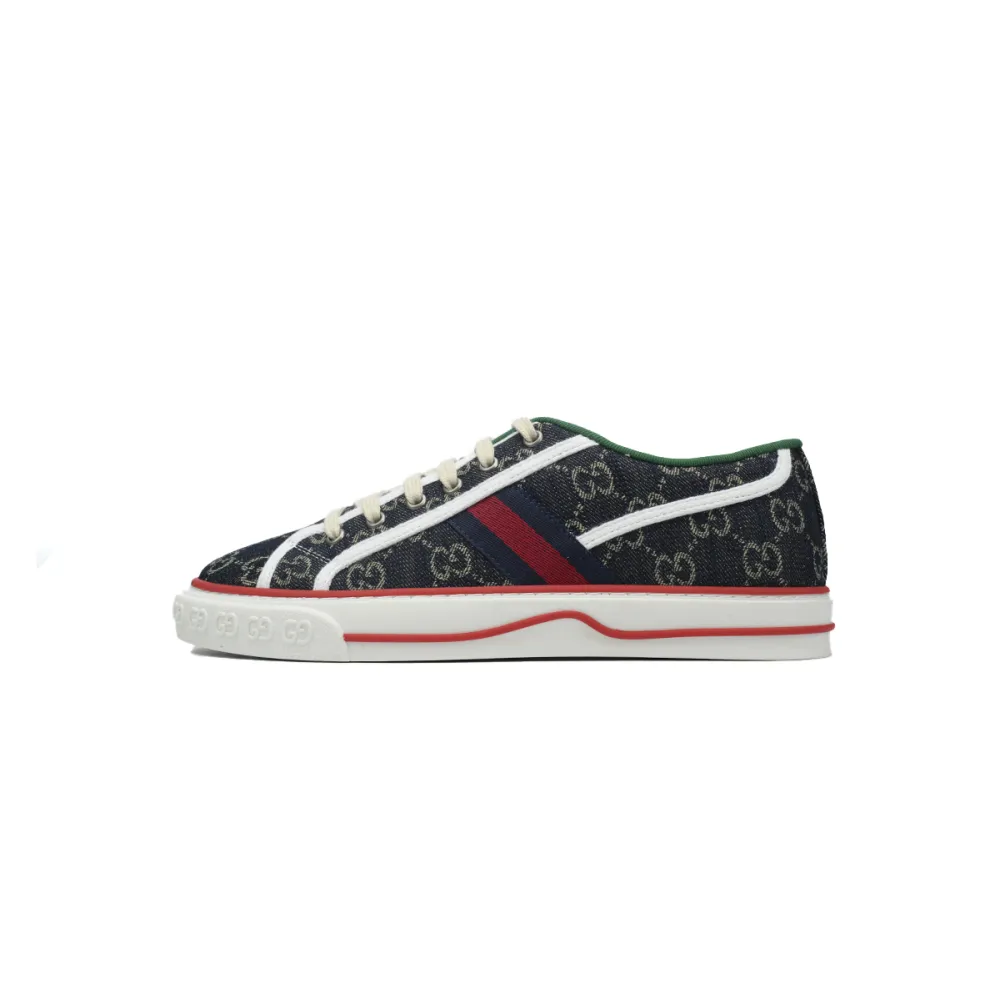 Gucci Tennis 1977 GG Logo Black Multi (Women's) 606110 UN320 1291