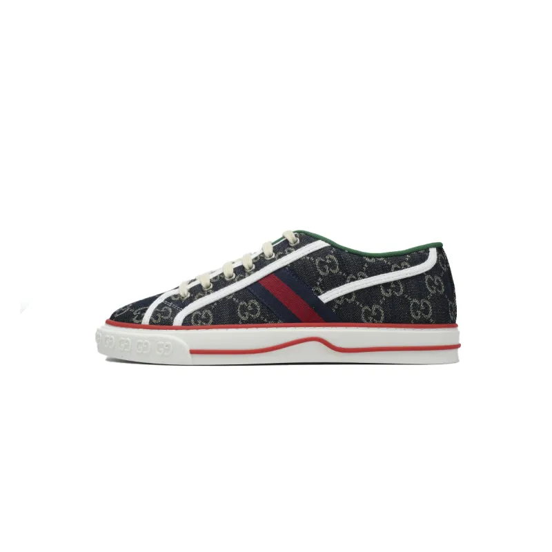 Gucci Tennis 1977 GG Logo Black Multi (Women's) 606110 UN320 1291