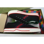 Gucci Tennis 1977 GG Logo Black Red