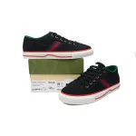 Gucci Tennis 1977 GG Logo Black Red