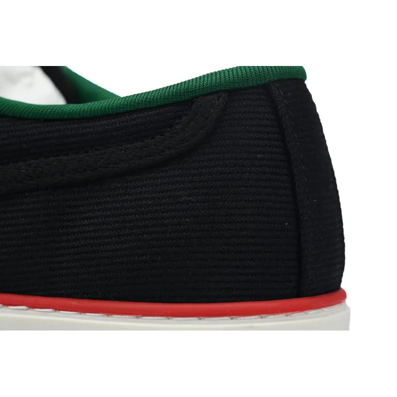 Gucci Tennis 1977 GG Logo Black Red