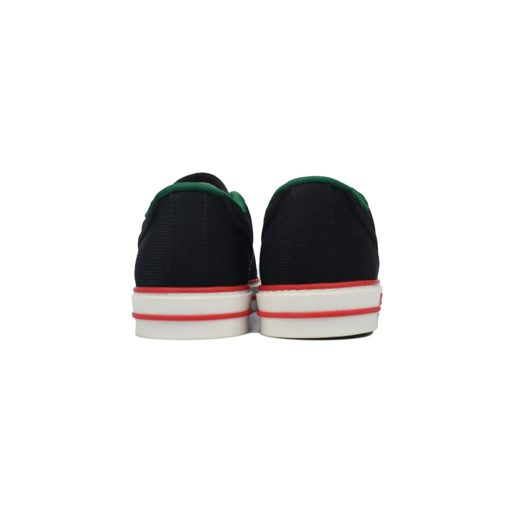 Gucci Tennis 1977 GG Logo Black Red