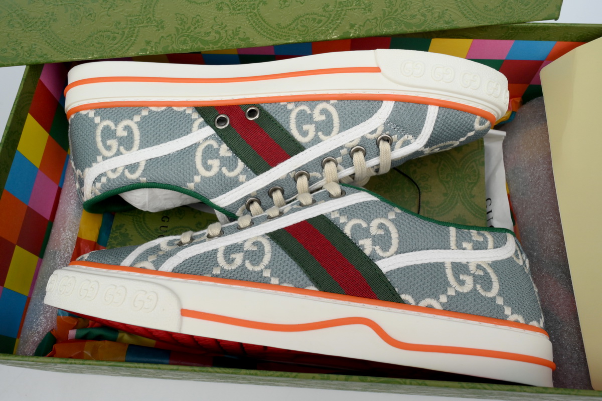 Gucci Tennis 1977 GG Logo Blue