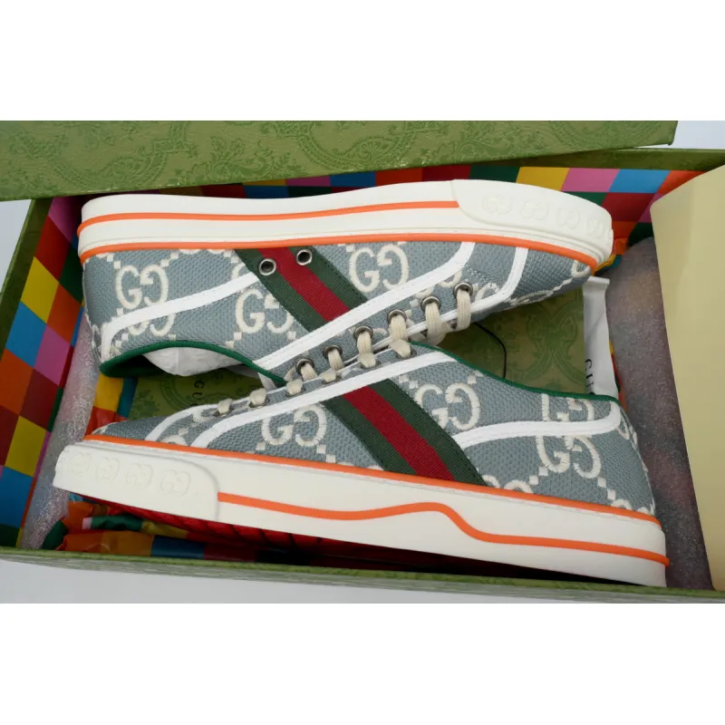 Gucci Tennis 1977 GG Logo Blue