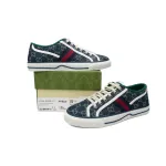 Gucci Tennis 1977 GG Logo Denim Blue