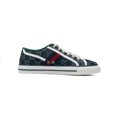 Gucci Tennis 1977 GG Logo Denim Blue 02