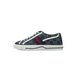 Gucci Tennis 1977 GG Logo Denim Blue